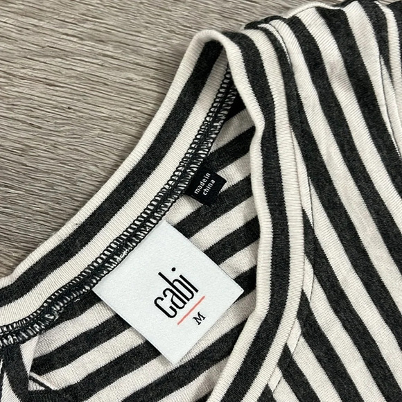 Cabi tank top striped size Medium - Picture 2 of 5